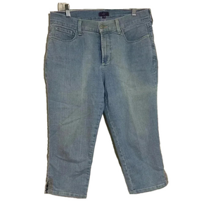 🎈NYDJ women’s embroidered cropped Capri  pants